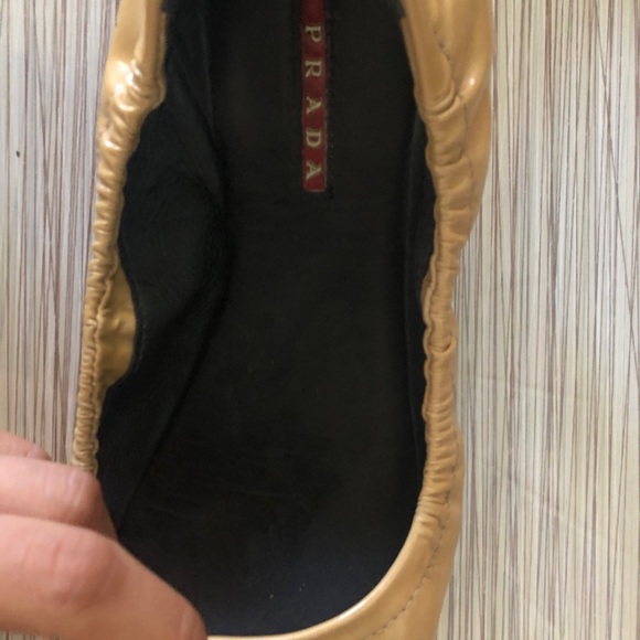 PRADA BALLERINA FLATS Size 6 - Picture 5 of 6